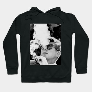 JFK Smoking with Shades | John F. Kennedy With Cigar Hoodie